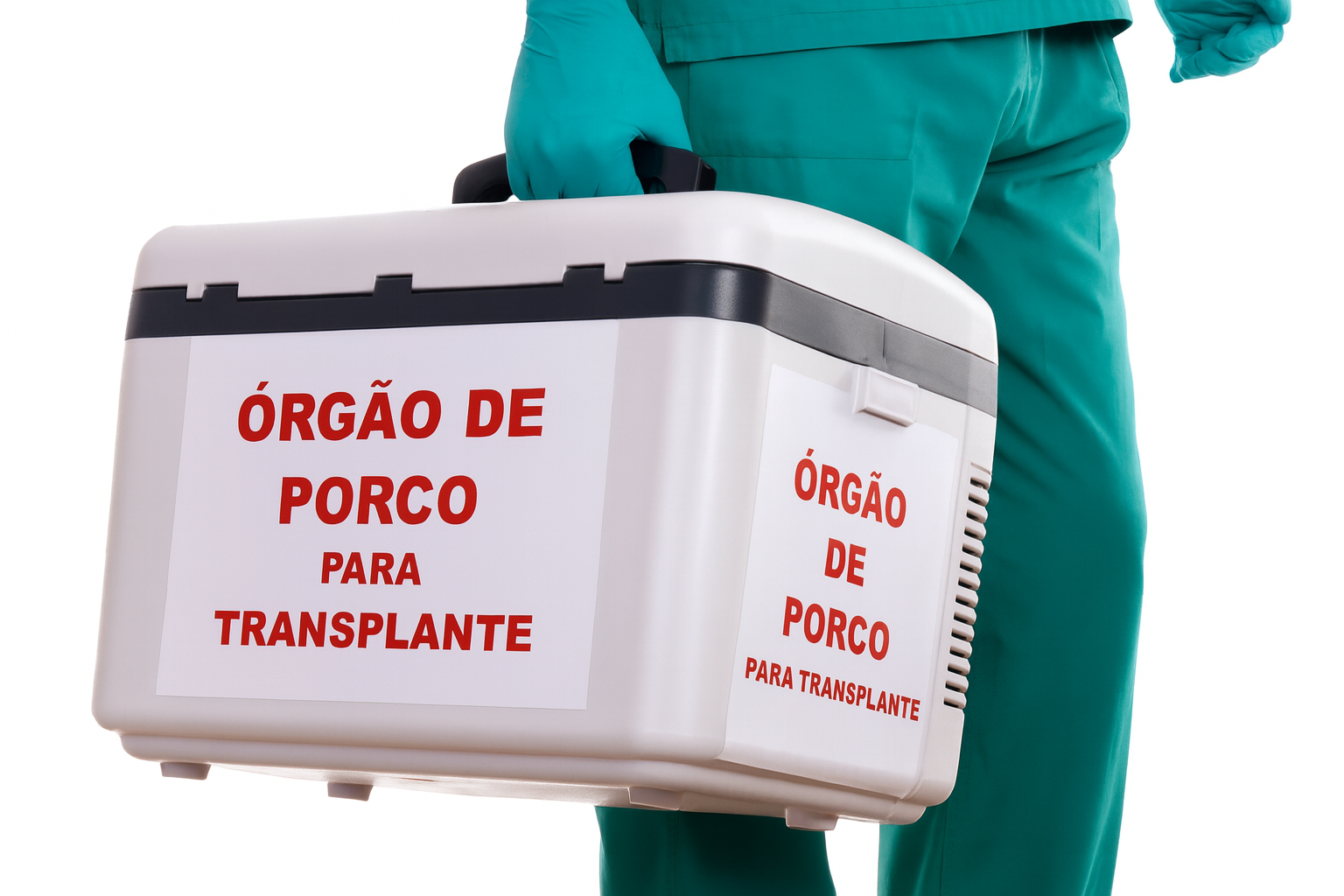 ÓRGÃO DE PORCO para transplante: